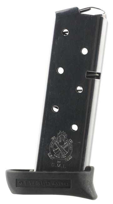 Springfield Armory 911 .380 ACP 7-Rd Stainless Steel Magazine w/ Pinky Extension