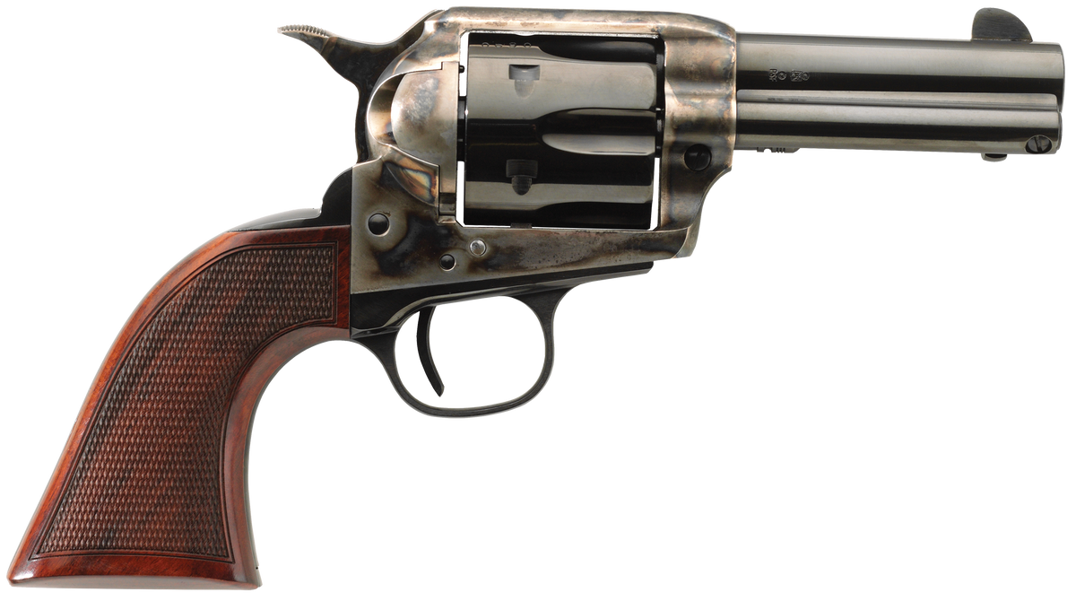 Taylor's & Company 4201DE Runnin Iron Deluxe 45 Colt (LC) 3.5" 6-Rd SAO Revolver - Taylor Tuned