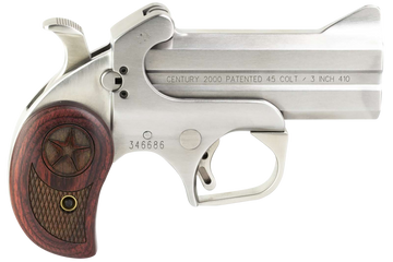 Bond Arms C2K Original 45 Colt/410 Bore 3.5" 2-Rd Derringer - Stainless/Rosewood
