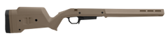 Magpul Industries Hunter American FDE Rifle Stock w/ Aluminum Chassis - Right Hand Short Action Ruger American - STANAG Mag Well
