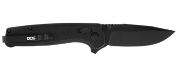 S.O.G Terminus XR 2.95" Folding Clip Point Plain D2 Steel Black TiNi G10 Handle