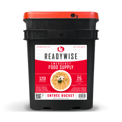 ReadyWise Grab N Go Bucket Freeze Dried Entrees 120 Servings Per Bucket