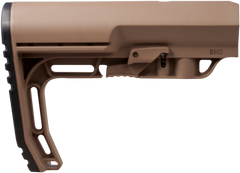 Mission First Tactical BMSSDE Battlelink Minimalist Stock Collapsible Scorched Dark Earth Synthetic for AR-15/M16/M4 - Commercial Tube (Not Included)