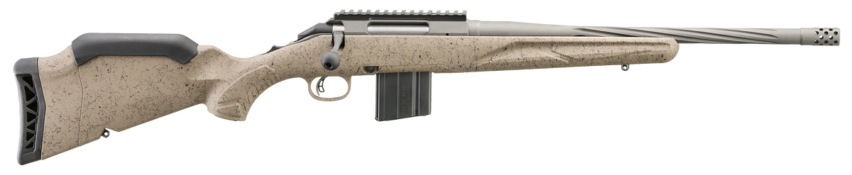 Ruger American Ranch Gen II 6.5 Grendel 16.10" 10+1 Bolt-Action Rifle - Flat Dark Earth Splatter