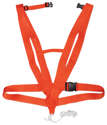 Hunters Specialties Deluxe Deer Drag Safety Orange Body Harness