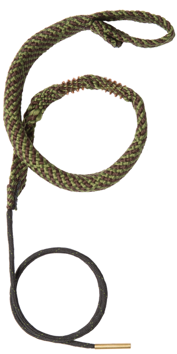 Hoppes BoreSnake Den 44/45 Cal Pistol Bore Cleaner Rope - Bronze Bristle