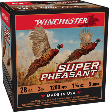 Winchester Ammo Super Pheasant 28 Gauge 3" 1-1/8 oz #5 Shot 25 Rd - Box or Case