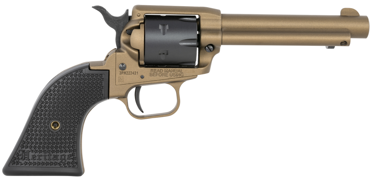 Heritage Mfg Rough Rider 22 LR 4.75" 6-Shot SAO Revolver - Burnt Bronze Cerakote
