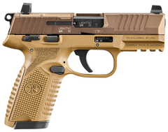 FN 502 MRD 22 LR 4" 10+1 FDE Semi-Auto Pistol - 2x 10-Rd Mags