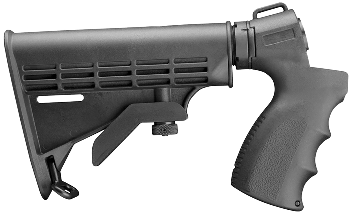 Aim Sports APGSM500 12 Gauge 6-Position Collapsible Pistol Grip Shotgun Stock for Mossberg 500 Black