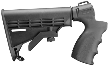 Aim Sports APGSM500 12 Gauge 6-Position Collapsible Pistol Grip Shotgun Stock for Mossberg 500 Black