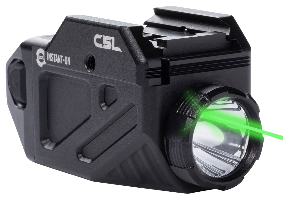 Viridian C5L with SAFECharge C Series Black 650 Lumens White/Green Laser - Universal Glock/Sig Sauer/S&W