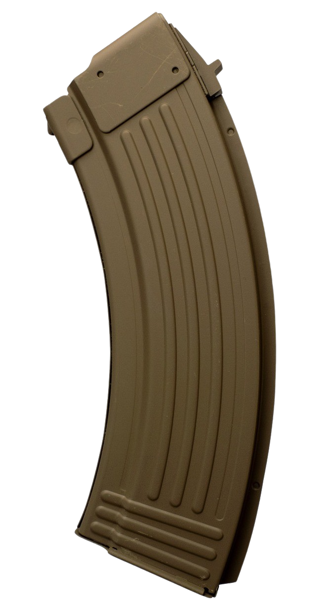 Global Ordnance AK-47 7.62x39mm 30rd Steel Magazine - Flat Dark Earth