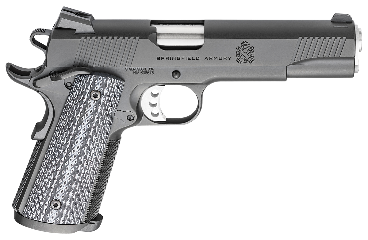 Springfield Armory 1911 TRP 45 ACP 5" 7+1 SAO Pistol - Black Cerakote - CA Compliant