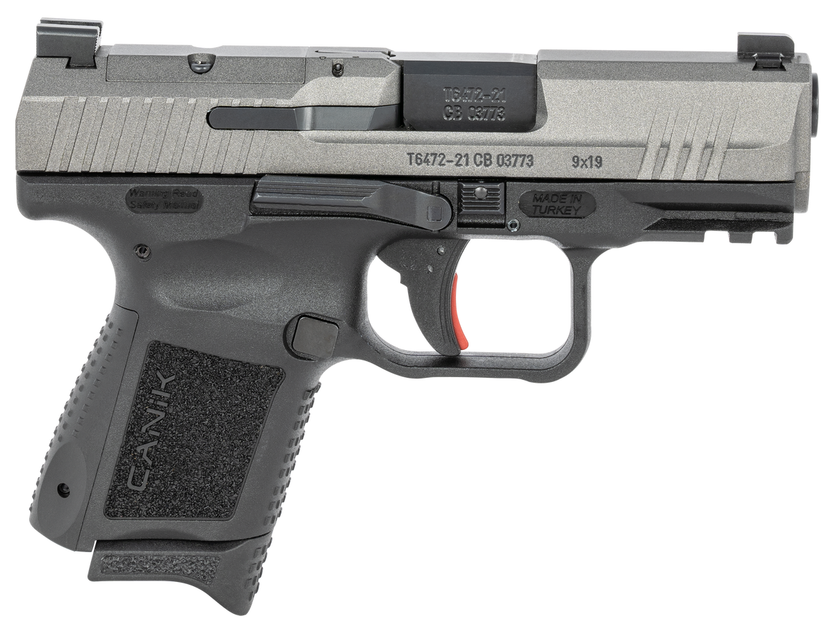 Canik TP9 Elite Subcompact 9mm Luger 3.60" 12+1 Semi-Auto Pistol - Tungsten Gray Cerakote