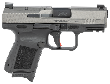 Canik TP9 Elite Subcompact 9mm Luger 3.60" 12+1 Semi-Auto Pistol - Tungsten Gray Cerakote
