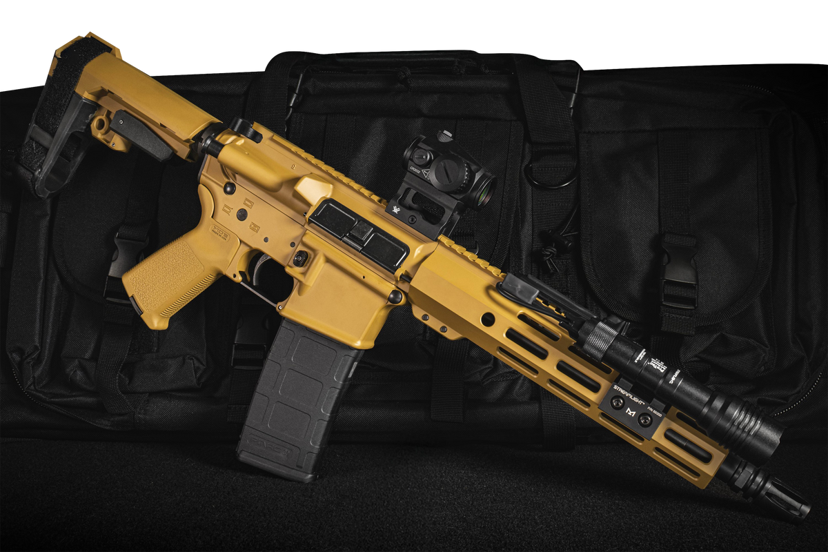 Shark Coast Tactical RAL 5.56 NATO 10.5" 30+1 Semi-Auto AR-15 Pistol - Bundle