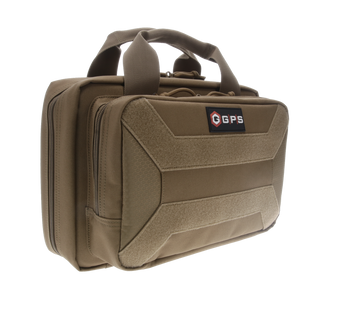 G*Outdoors GPS PC15FDE Pistol Case Flat Dark Earth 600D Polyester - Holds 1 Handgun