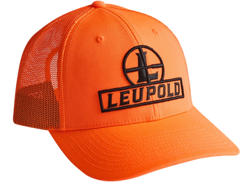 Leupold Low Profile Trucker Hat - Blaze Orange