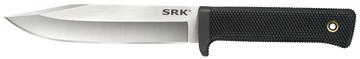 Cold Steel SRK 6" Fixed Clip Point Plain CPM-3V Steel Black Kray-Ex Handle