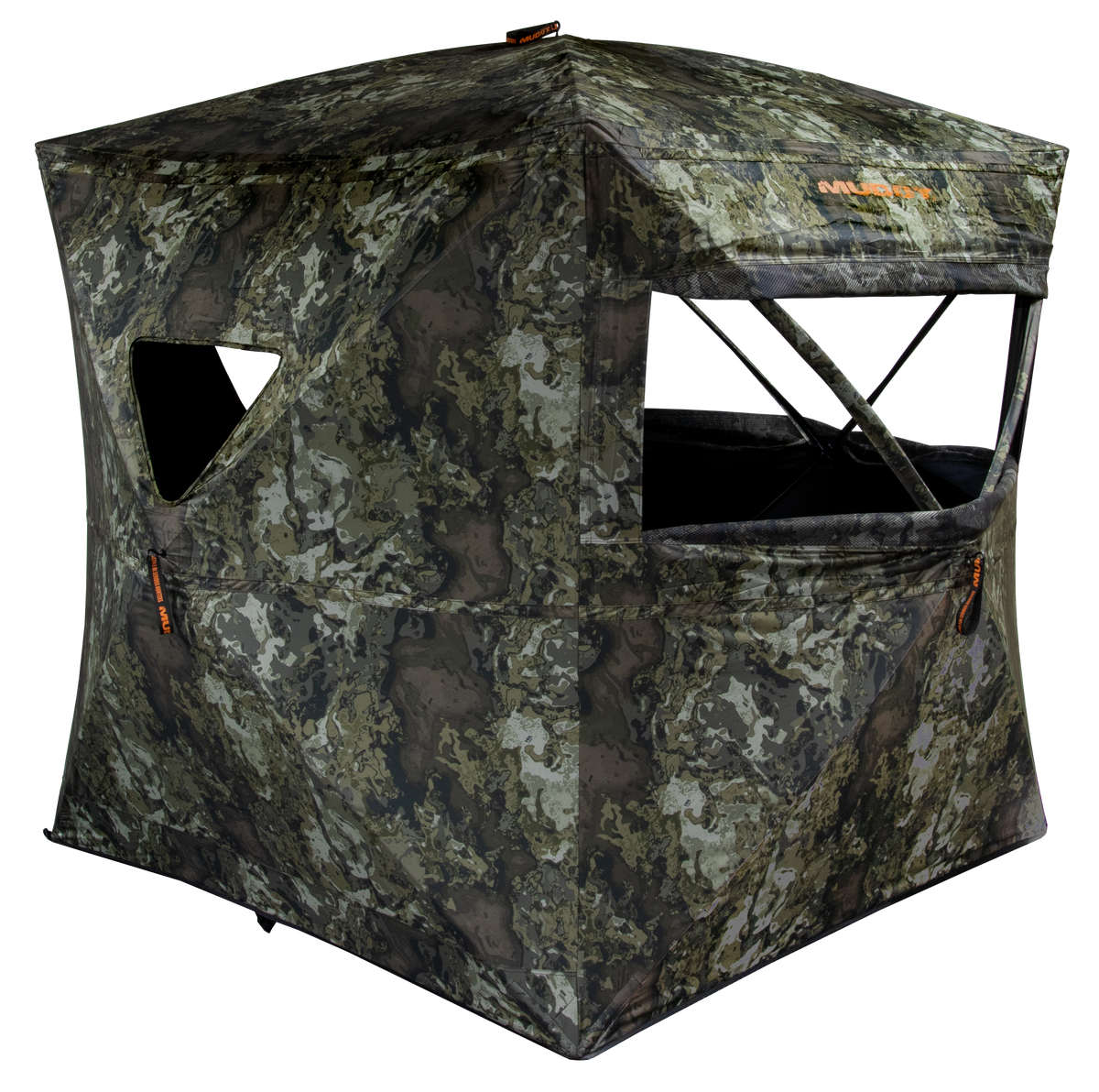 Muddy Infinity Evo Max 65x65 Ground Blind Veil Canyon Grey 3-Person