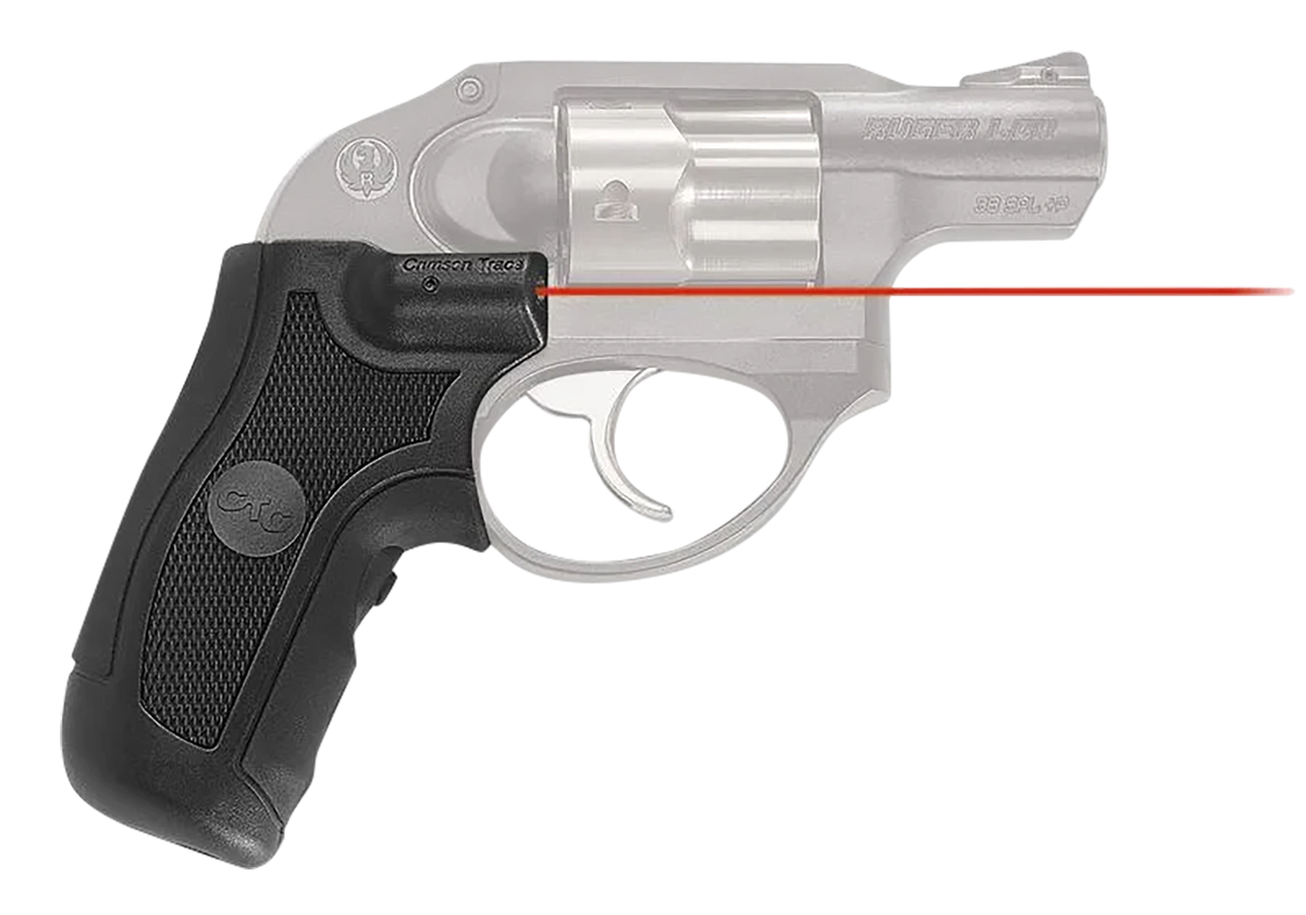 Crimson Trace LG-415 Lasergrips Red Laser Sight for Ruger LCR/LCRx - Black Polymer