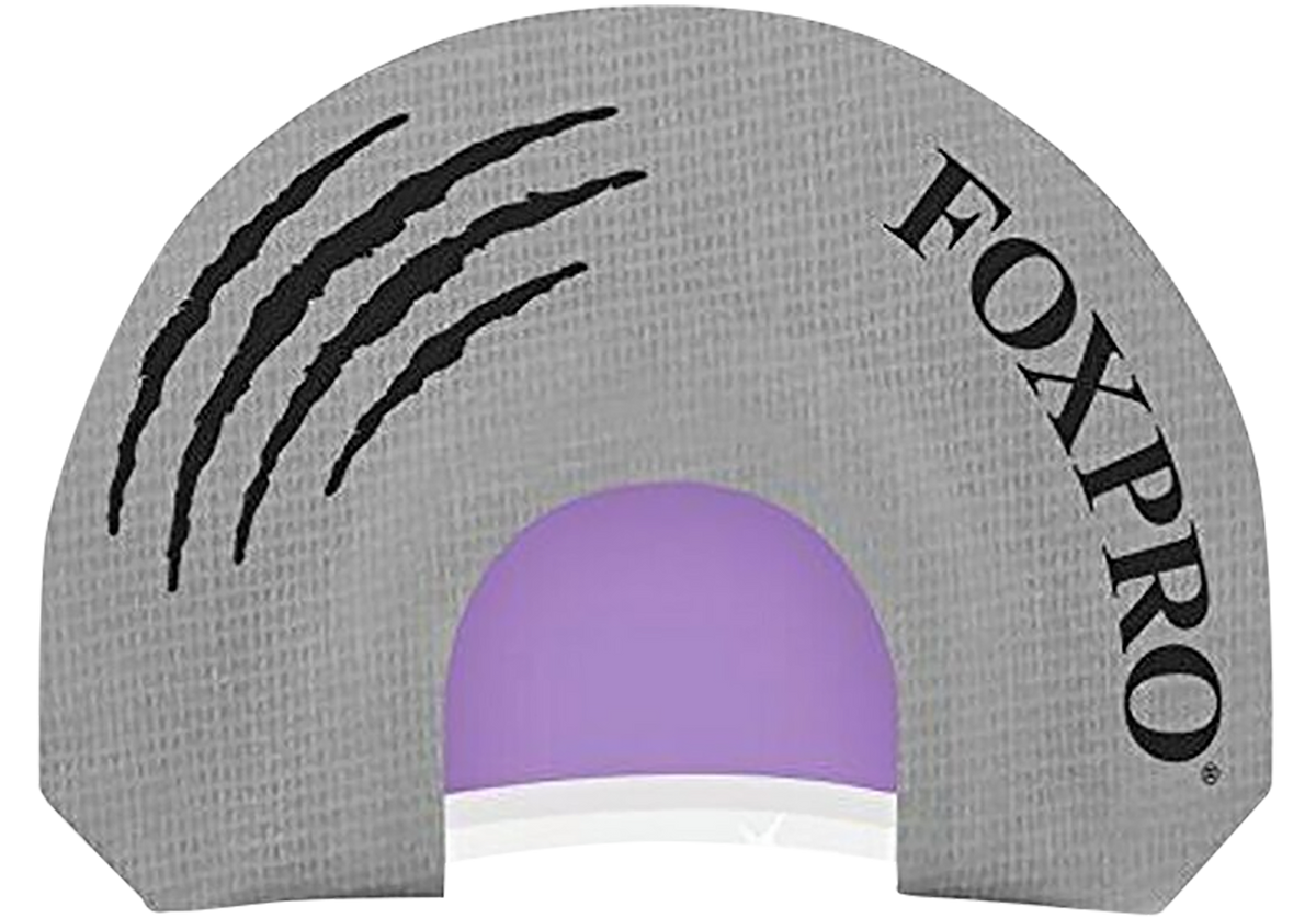 Foxpro Raccoon Diaphragm Predator Mouth Call - Triple Reed - Gray
