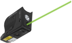 Nightstick TSM11G Subcompact Weapon-Mounted Light w/Green Laser 150 Lumens White LED Black Polymer - Glock 42/43/43X/48