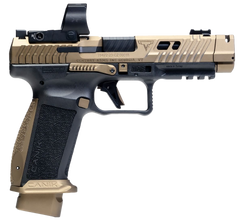 Canik TTI Combat 9mm Luger 4.60" 18+1 Semi-Auto Pistol - Bronze/Black