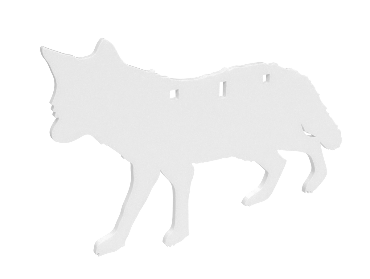 Birchwood Casey Centerfire Silhouette Coyote 3/8" AR500 Steel Target