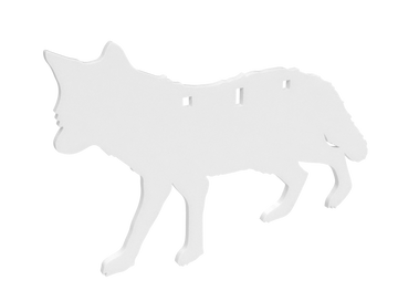 Birchwood Casey Centerfire Silhouette Coyote 3/8" AR500 Steel Target