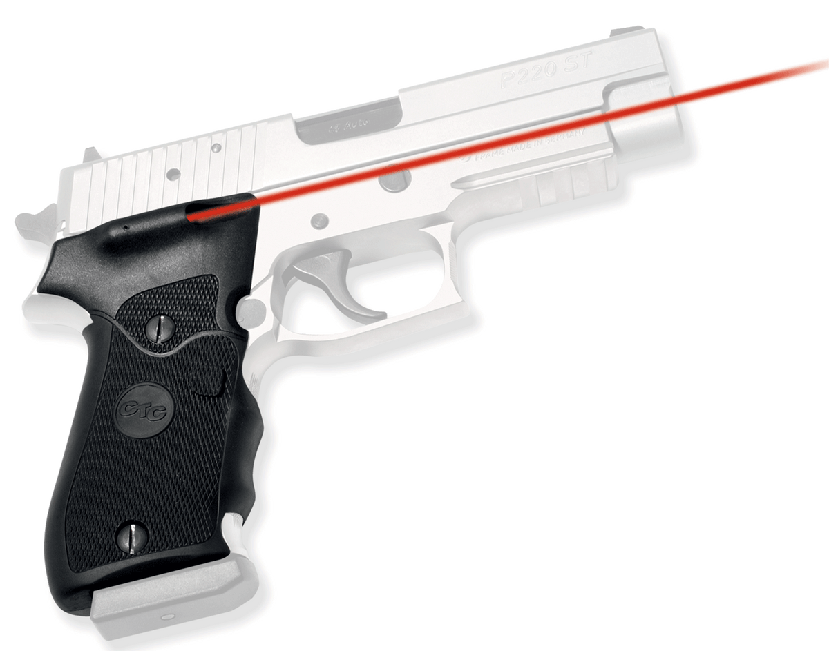 Crimson Trace LG-320 Lasergrips Red Laser Sight for Sig Sauer P220 - Black Polymer
