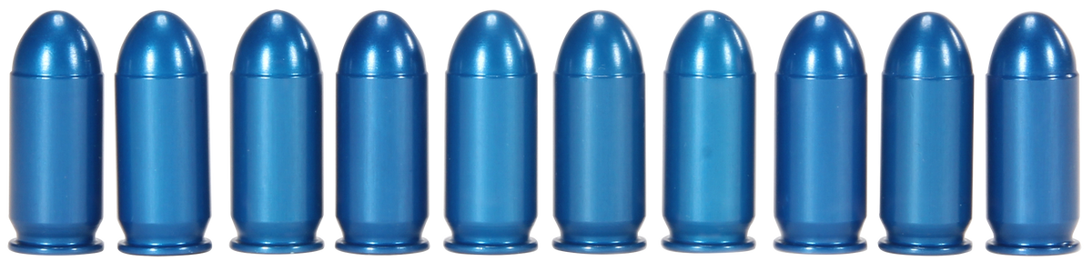A-Zoom 15315 Pistol Blue Snap Caps 45 ACP 10-Pack Dummy Rounds
