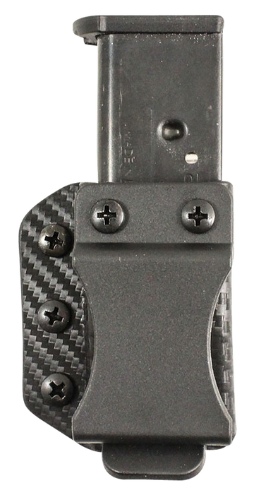 DeSantis Gunhide A100KJJJZ Persuader Mag Pouch Double Stack IWB/OWB Black Kydex Belt Clip Ambidextrous