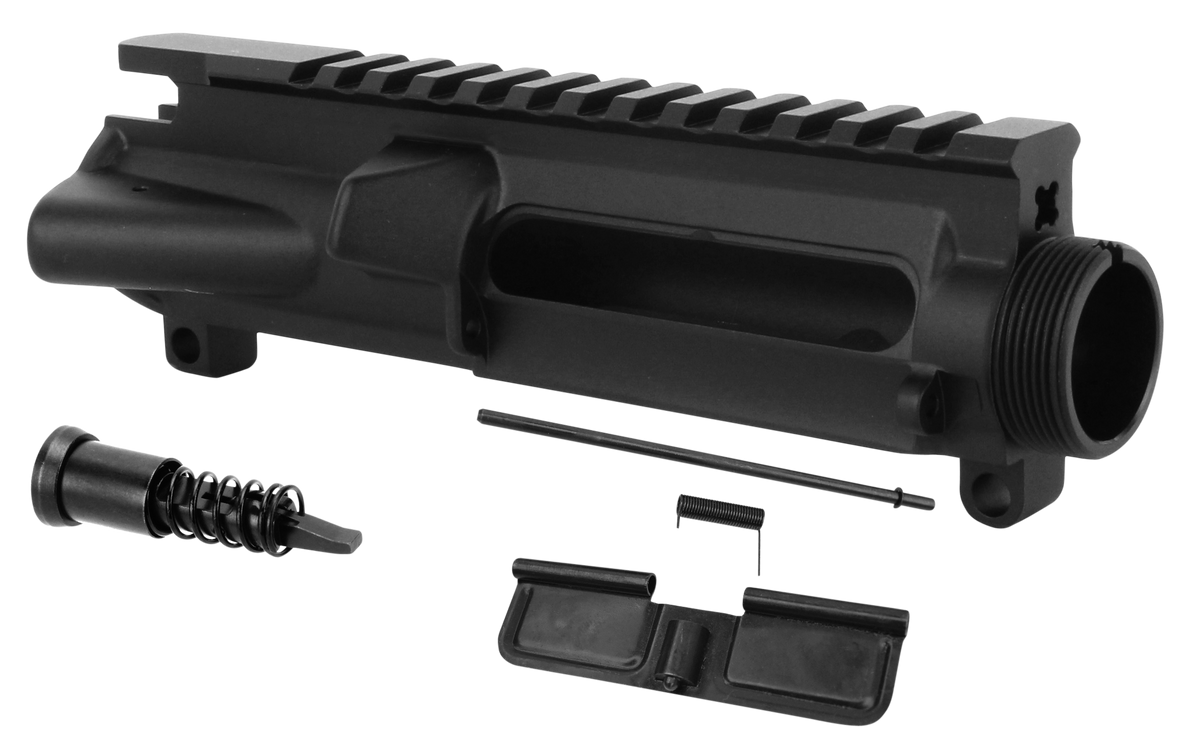TacFire UP01C AR-15 5.56x45mm NATO 7075-T6 Aluminum Black Anodized Stripped Upper Receiver