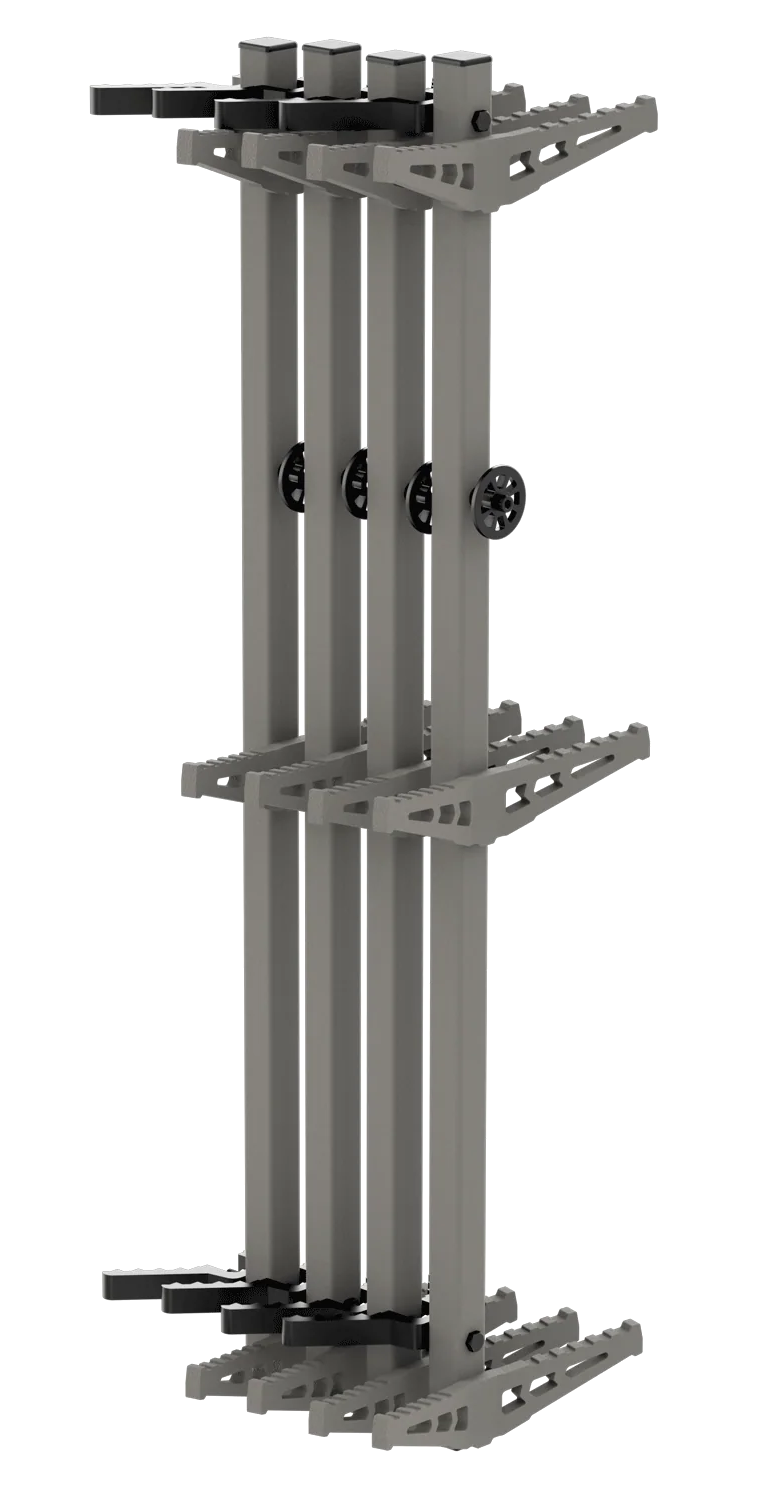 Novix Double-Step Climbing Sticks 32" Aluminum 4-Pack - Classic