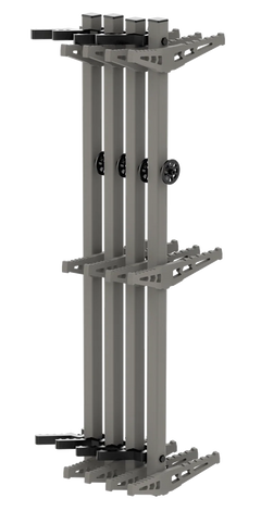 Novix Double-Step Climbing Sticks 32" Aluminum 4-Pack - Classic
