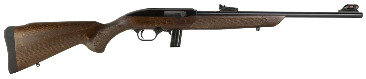 Rossi RS22 22 LR 18" 10+1 Semi-Auto Rimfire Rifle - Matte Black/Hardwood