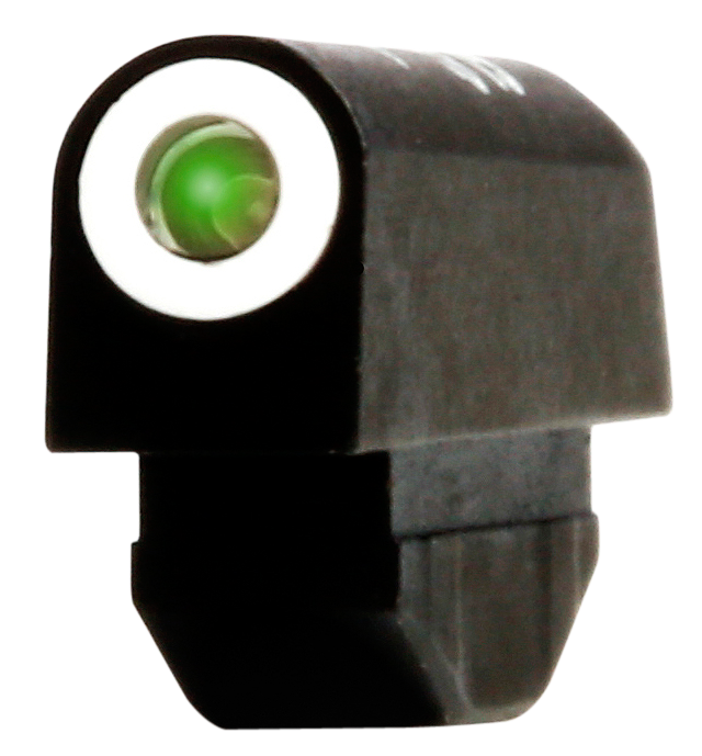XS Sights Standard Dot Revolver Front Sight - Smith & Wesson J Frame / Ruger SP101 - Green Tritium White Outline