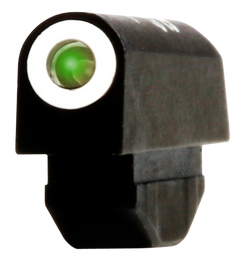 XS Sights Standard Dot Revolver Front Sight - Smith & Wesson J Frame / Ruger SP101 - Green Tritium White Outline