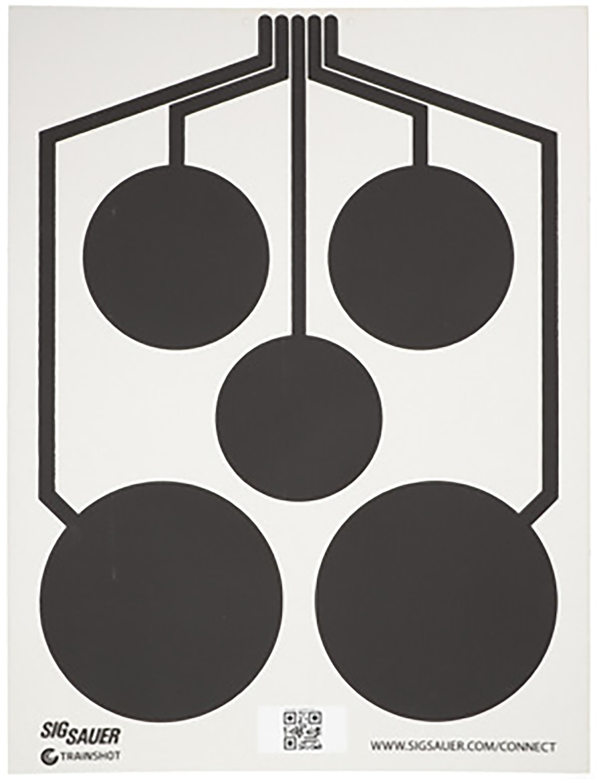 Sig Sauer T300 Multi-Zone Replacement Hanging Target - Black/White