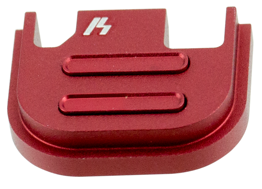 Strike Industries V2 Slide Cover Plate for Glock Gen 1-4 Red Anodized Aluminum