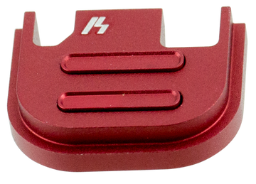 Strike Industries V2 Slide Cover Plate for Glock Gen 1-4 Red Anodized Aluminum