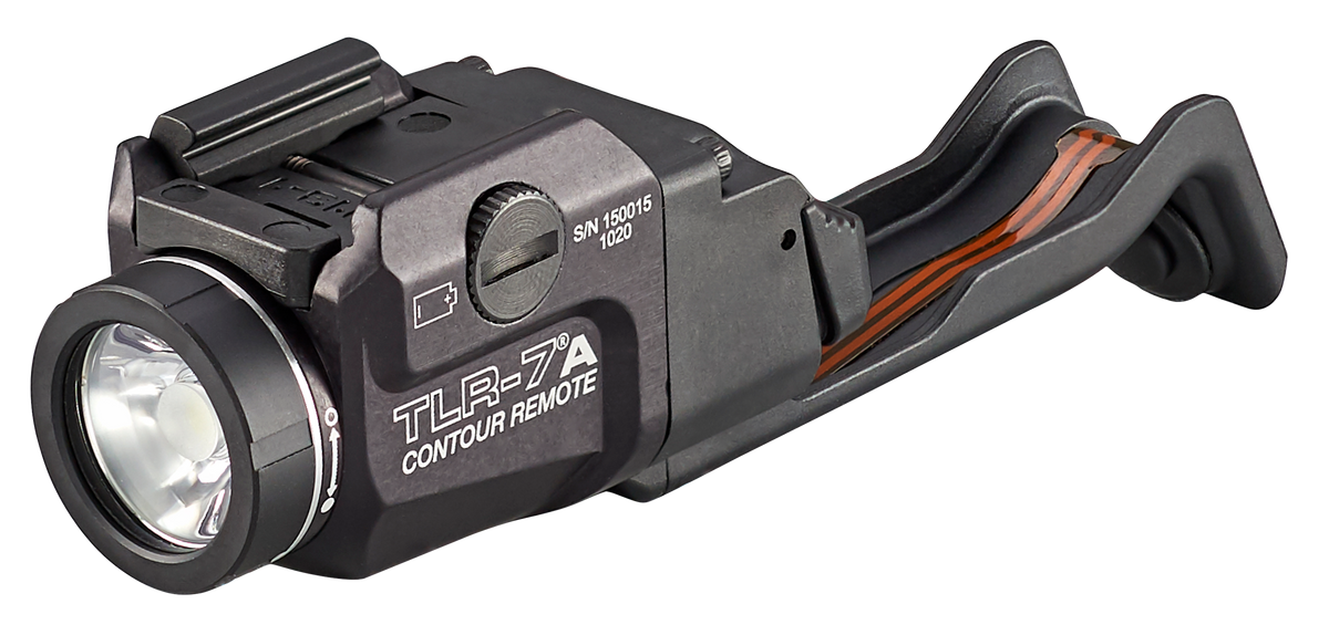 Streamlight TLR-7X Contour Remote 500 Lumens White LED Weapon Light - Glock Gen 4/5 - Black Anodized