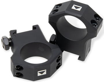 Steiner T-Series 5962 30mm Tube High 1.25" Matte Black Aluminum Picatinny Scope Ring Set