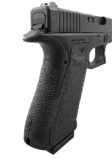 Talon Grips 113R Adhesive Grip for Glock 17/22/24/31/34/35/37 Gen4 No Backstrap - Black Textured Rubber