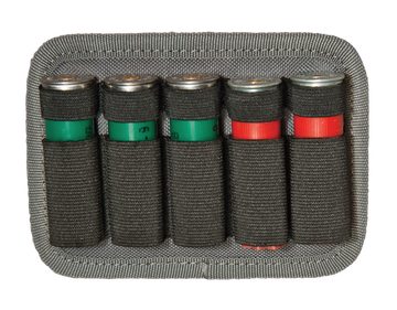G*Outdoors GPS 207SH5 12 Gauge Shotshell Holder OD Green 1000D Nylon Hook & Loop Mount