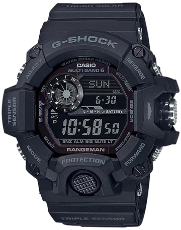 G-Shock Rangeman GW94001B Solar Blackout Digital Compass Watch