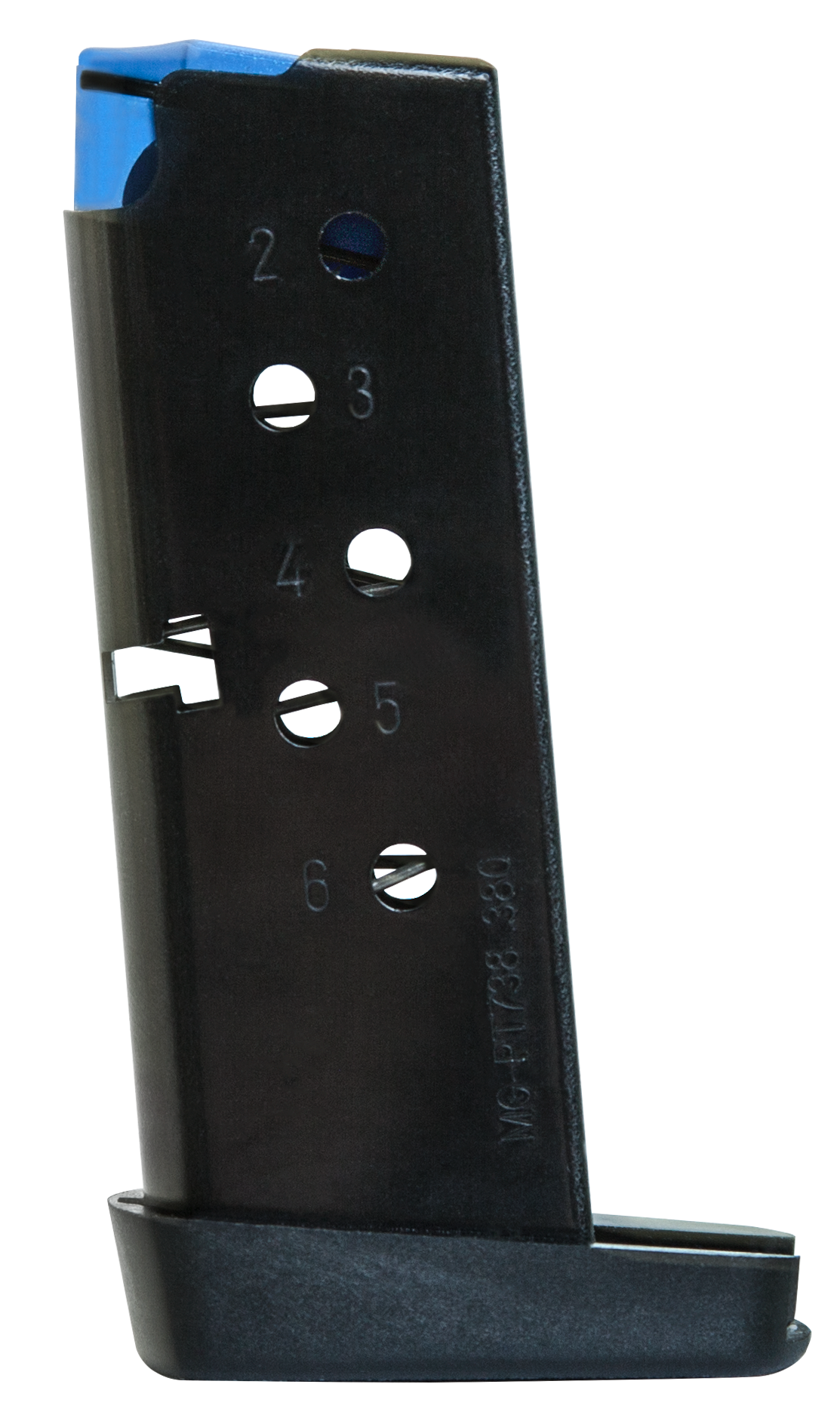 Mec-Gar Taurus PT738 TCP 380 ACP 6-Rd Blued Carbon Steel Magazine