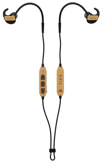 AXIL GS Extreme 3.0 Wireless Bluetooth Electronic Earbuds - Desert Tan